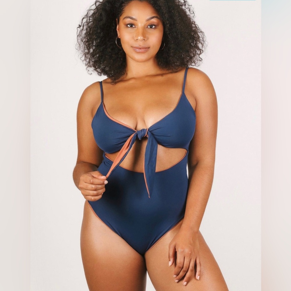 Fleur Swim Reversible One-piece Swimsuit